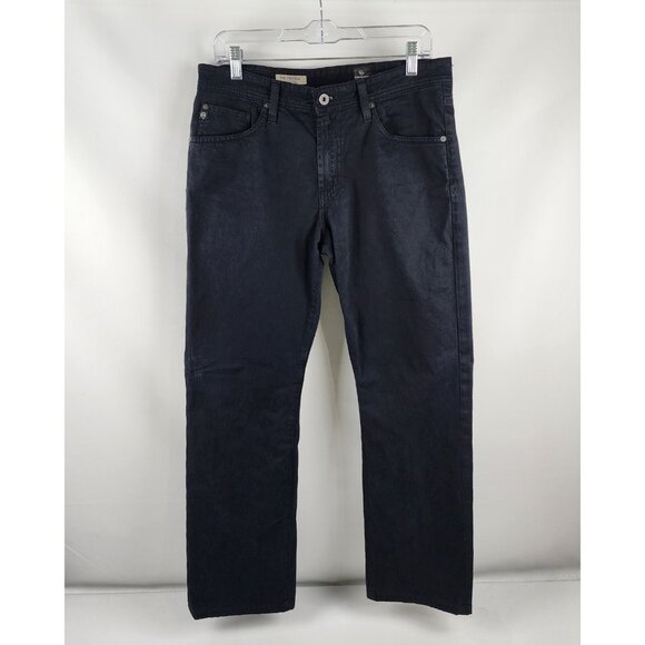 Adriano Goldschmied AG Jeans Mens 32x30 Black The Protege Straight Leg USA - Picture 1 of 10